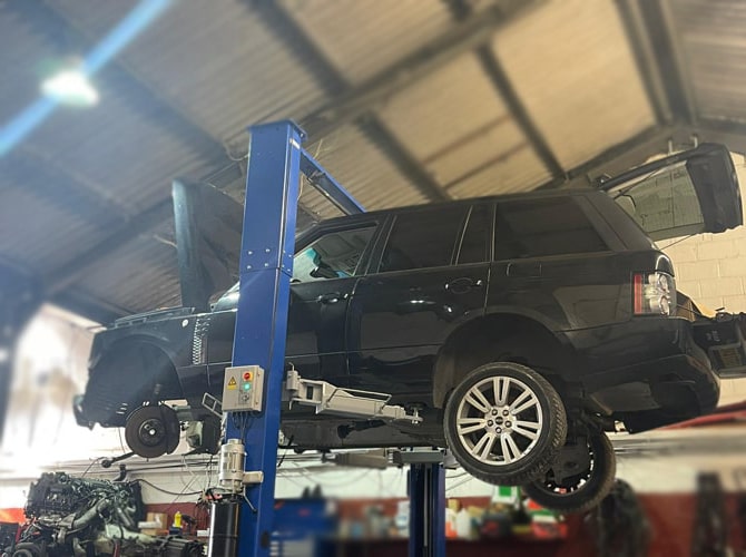 range rover engine workshop